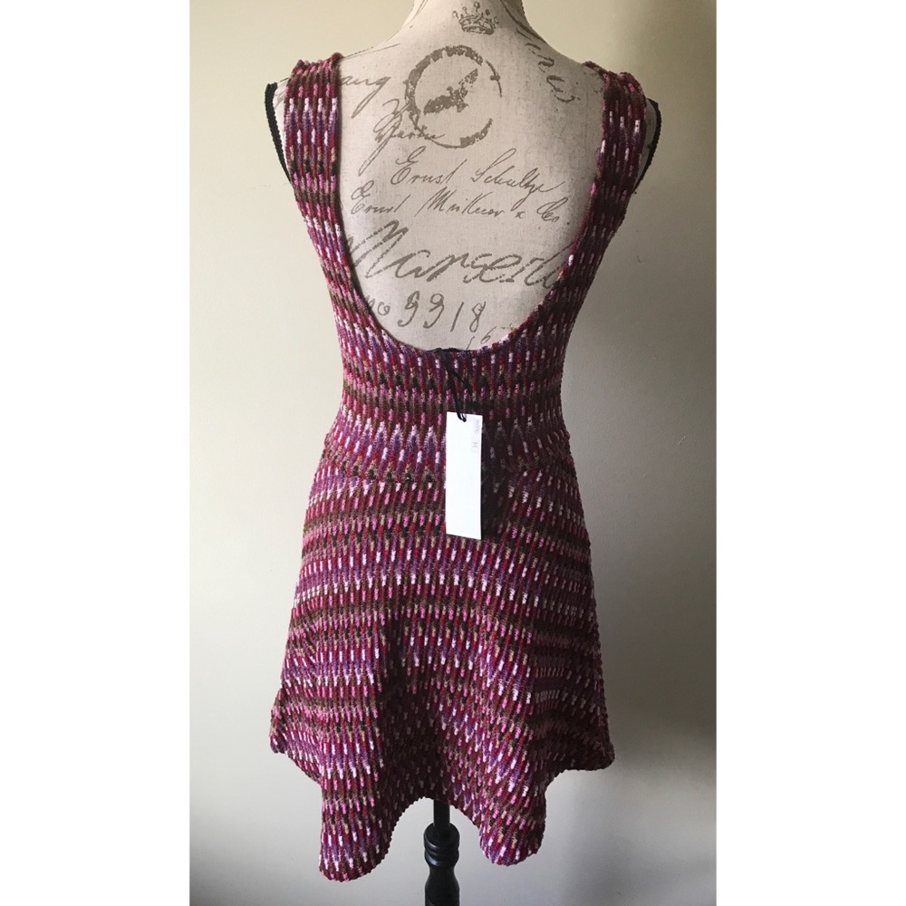 {Lovers + Friends} Chevron Knit Skater Mini Dress - Picture 3 of 5